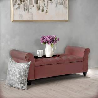 Soul Light Art Wooden Upholstered Storage Bench 2 Seater Sofa Couch Poufffe Storage Ottoman Solid Wood 2 Seater