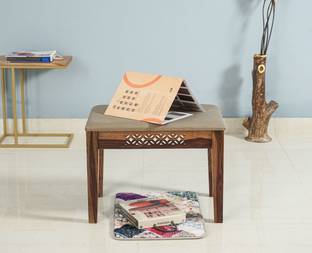 Woodefly Sheesham Dining Bench For Living Room Office - Wooden Bench for Sitting Solid Wood 1 Seater