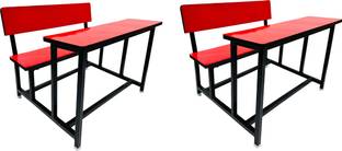 RATISON School Duel Desk Small Students Kids for Two Students (2 PC.) Metal 2 Seater