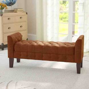 TFS Luxury Bench Settee with Storage Box For Living Room/Bedroom/Office Solid Wood 2 Seater