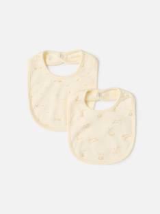 GIGGLES by Babyshop Bunny Print Bib - Set of 2