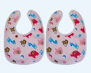 house of common Baby Button Bibs Apron for Waterproof3346