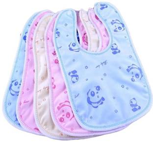 Vadhavan 5pcs/set Pure Cotton 360 Round neck Baby Bibs