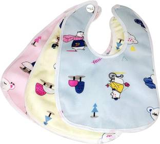 Vadhavan 3pcs/set Pure Cotton 360 Round neck Baby Bibs