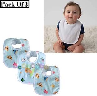 house of common Baby Button Bibs Apron for Waterproof3057