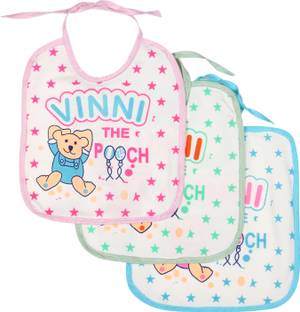 MODERN HEADOS Baby Bibs Pack of 3| Bibs for new born baby ( Multi colour)