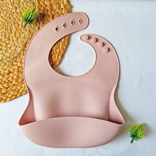 ESSENSI Soft Silicone Baby Bib - Waterproof, Easy Clean, for Toddlers & Infants