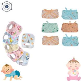 YOS TRENDZ Newborn Care Set with Langot, Bibs & Accessories