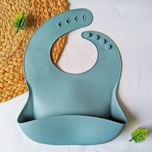 ESSENSI Soft Silicone Baby Bib - Waterproof, Easy Clean, for Toddlers & Infants