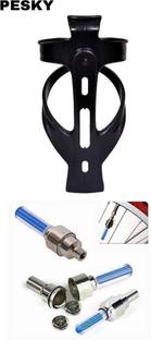 PESKY Bicycle Bottle Holder+ Led Wheel reflector Bicycle Bottle Holder