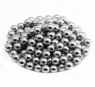 IndiaLot 100 Pieces of 6.35mm Silver Bearing Ball Use Cycle Ball Bearing Wheel Bearing Bicycle Bottle Holder