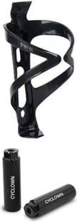 CYCLOWN 2 PCS Cycle axle Footrest with Portable Drinking Cup Water Bottle Cage Bicycle Bottle Holder