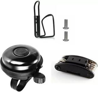 rebel metal BH+toolkit+bell (f) Bicycle Bottle Holder