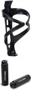 CYCLOWN 2 PCS CYCLE FOOT REST OR FOOTPEGS WITH CYCLE ADJUSTABLE WATER BOTTLE HOLDER. Bicycle Bottle Holder
