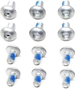 Onbicle Bicycle Disc Brake Rotor Bolts Screws For MTB Cycle M5x10mm Durable (12pc) Bicycle Brake Disk