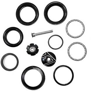 DSTECHBAR Bicycle Headset 1-1/8" Heavy Duty Top Cap Bearings Nuts for MTB Bike,Bicycle Bicycle Brake Disk