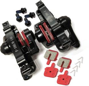NSV Caliper Machine 2pcs Set With 2 Extra Bicycle Disc Braking Pads For MTB Mountain Bicycle Brake Disk