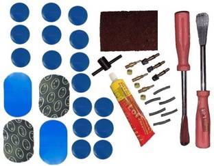 IndiaLot Bicycle Burst and Puncture or Tube Swimming Tube Repairing Complete kit- 40 pcs Bicycle Brake Disk
