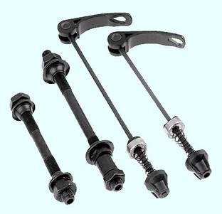 IndiaLot Bicycle Cycle Hub Skewers Quick Release with Hollow Axle Set 0004 Bicycle Brake Disk