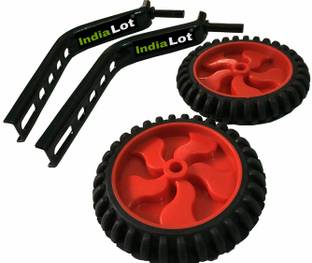 IndiaLot Bicycle Side Supporter Training Adjustable Side Support Wheel Set for 14to20inch Bicycle Brake Disk
