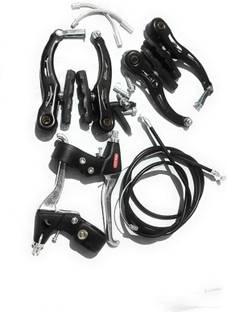 Venues Bike 24 automobile,Bicycle V Brake MTB, Cable Wire and Break Silver Lever Bicycle Brake Disk