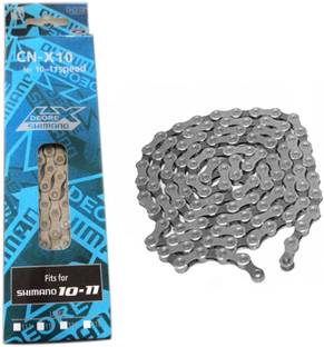 IndiaLot Cycle Chain Bicycle Cycling BMX/Road/MTB Chain 10-11 Speed Bicycles Deore CN-X10 Bicycle Brake Disk