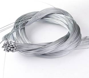 IndiaLot Bicycle Gear Wire Cable Shifting Cable Inner Derailleur 76inch Long Set Of 5pcs Bicycle Brake Disk