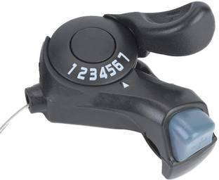 Xezon Bicycle 7 Speed Right Handle Thumb Gear Shifter Cycle Thumb Lever Shifter Bicycle Brake Disk