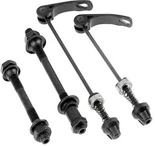 IndiaLot Cycle Hub Skewers Quick Release with Hollow Axle Set Bicycle Brake Disk