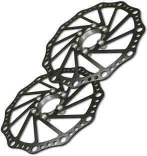 NSV Set Of 2 Front & Rear Bicycle 160mm Disc Brake Plate Bicycle Brake Disk
