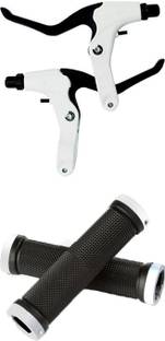 CYCLOWN PREMIUM QUALITY DESIGNER ALL ALLOY BRAKE LEVER SET WITH 2 PCS ALLOY GRIP SET Bicycle Brake Disk