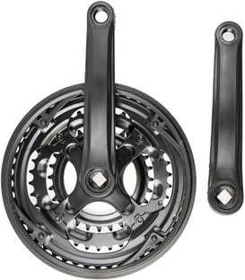NSV Cycle New Durable Design Bicycle 42T 3 Speed Cotterless Chain wheel Crankset Bicycle Brake Disk