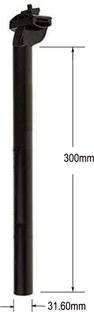 Schrodinger 20065 Bicycle Cycle Saddle Seat Post Adjustable Alloy Dia 31.60mm x Length 300mm Bicycle Brake Disk