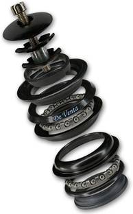 De Venta Head Set for Fat Bike & Threadless Iron, Steel Hybrid Bike Bicycle Fork