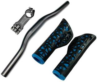 PRAKMO Cycle Handlebar Rod light Weight Bicycle Handlebar and Cycle Handle Stem, Blue Bicycle Handle Grip