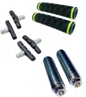 TWAINSKI Ranger Cycle Handle Grip with Brake Shoes & Footrest Bicycle Handle Grip