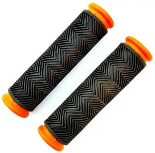 HouseOfCommon Bicycle Handlebar Grip Set Soft Rubber Non Toxic Anti-Slip Standard Size Bicycle Handle Grip