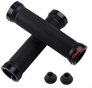 BYKING Premium Quality Cycling Lock-on Anti-slip Bicycle Handle Grips (Black) Bicycle Handle Grip
