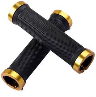 PRAKMO Golden Cycling Lock-on Anti-Slip Bicycle Handle Grips (Golden) Bicycle Handle Grip