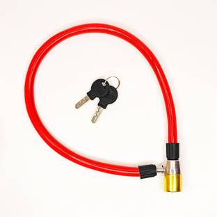 Vespa Heavy 8-Lever Lock – 1 Lock with 2 Keys Multi-Use for Bike, Helmet, Cart & More Cycle Lock