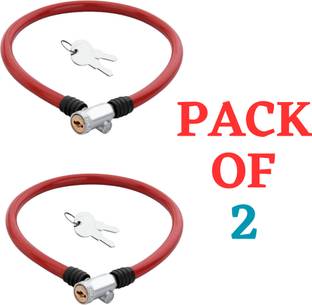 Arlin Iron / Brass Cable Lock For Helmet Cycle Lock