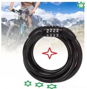 Orld Universal Number Chain Cable Bike/Bicycle Helmet Lock Cycle Lock 4 Digit Lock**- Cycle Lock