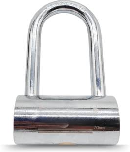 Budwill ® Premium Heavy Bantal Oval Lock Long Shackle Anti-Theft PadLock Cycle Lock