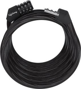 Lifelong LLNML01 Multipurpose 4 Digit Numeric Cable Bike/Bicycle Helmet Lock Cycle Lock