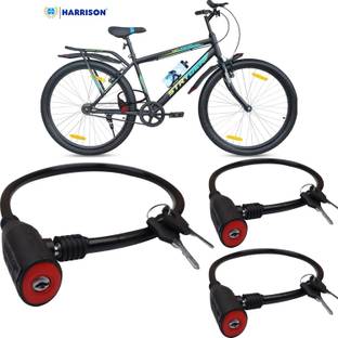 HARRISON D/A 0198 Small Brass & Metallic Cycle Lock Cycle Lock