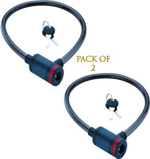 HELENSON Locks | Cable Lock | Cycle Locks | Helmets or Scooters (Pack of 2) Cycle Lock