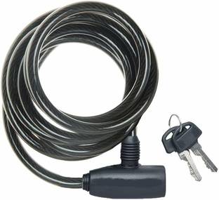 impetus Cycle Key Lock Bicycle Cable 120 cm Length Spiral Lock for Helmet MTB Bike Cycle Lock