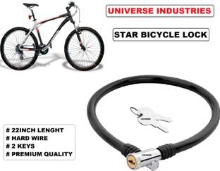 Universe Special Hard Wire 22inch Length With 2 Key Cycle Lock