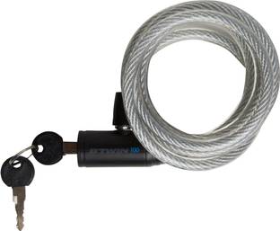 KRISSDIL ELOPS Cycle Lock - Cable 100 with Key - Grey बाइसाइकिल लॉक