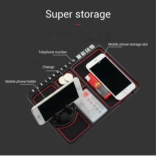 HSHGOLDISTORE Car Dashboard Phone Mat – Multifunctional Anti-Slip Dash Mat with Temporary Bicycle Phone Holder